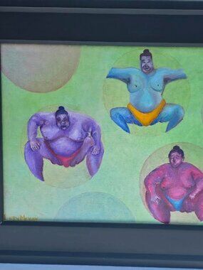 L. B. McKay "Kinshu" Original Oil Painting 8x10 Portrait COA 2008